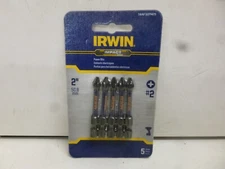 NEW! IRWIN PH2, Phillips, Power Bit, 1/4 in Hex Shank Size, PK 5, IWAF32PH25