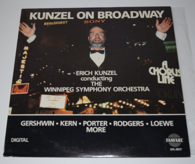 Erich Kunzel - Kunzel On Broadway Fanfare DFL-9017 Stereo LP 1985