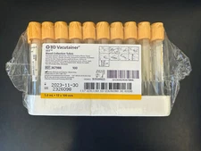 367986 SST Gold top tubes Brand new