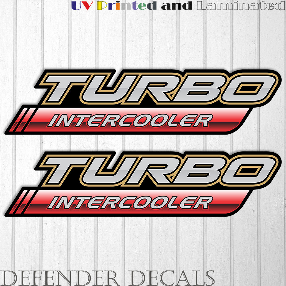 Toyota Hilux Decals 2009 Turbo Intercooler Sticker side graphics