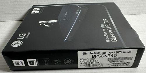 LG Ultra Slim Portable Blu-ray Writer / DVD Writer BP50NB40 *NEW/SEALED* - Picture 5 of 8