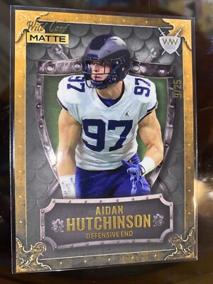 Aidan Hutchinson 2022 WILD CARD MATTE CHASE Weekend Warrior WW-2
