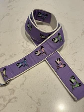 Equine Couture Equestrian Belt Lavendar Adjustable Moped Scooter PatternSize XXS