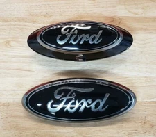 NEW 2019-2023 Ford Ranger Black / Smoke Oval Grille & Tailgate Emblem Kit, OEM