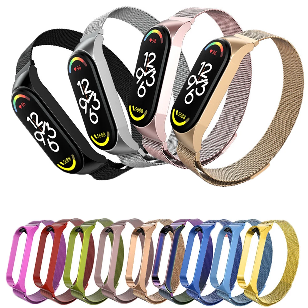  [4 Packs] Bands for Mi Band 7 Strap Replacement Wristband Xiaomi  Mi Band 7 Accessories Watch Band for Men Women Xiaomi 7 Wrist Band :  Electronics