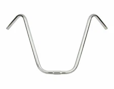 V APE STEEL 16" RISE HANDLEBAR 25.4MM CHROME