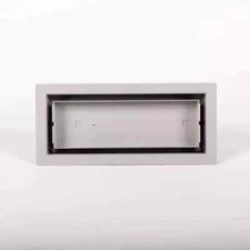 FITTES Framed OG Floor Vent Luxe 4 in. W. x 10 in. - Grey