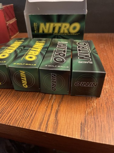 Lot of 11 Nitro Distance Blaster Golf Balls New 6 Yellow 5 White In Boxes - Picture 13 of 23