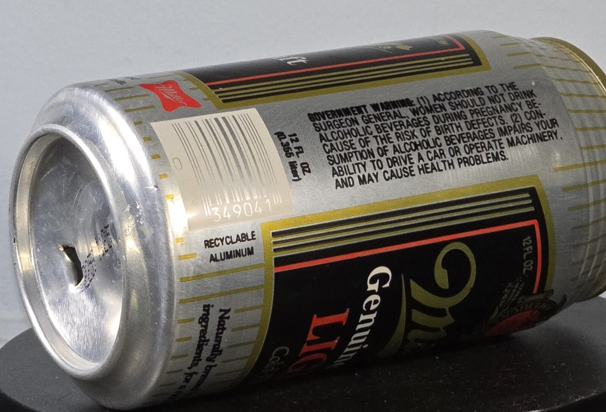1990 ish NOT LITE MILLER GENUINE DRAFT LIGHT MILWAUKEE WISCONSIN 6