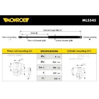 Monroe Gasfeder DäMpfer Heckklappe 510 N FüR Renault Laguna I B56 556
