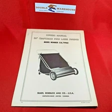 Craftsman 30" Push Lawn Sweeper Model Number 536.79960 Manual 