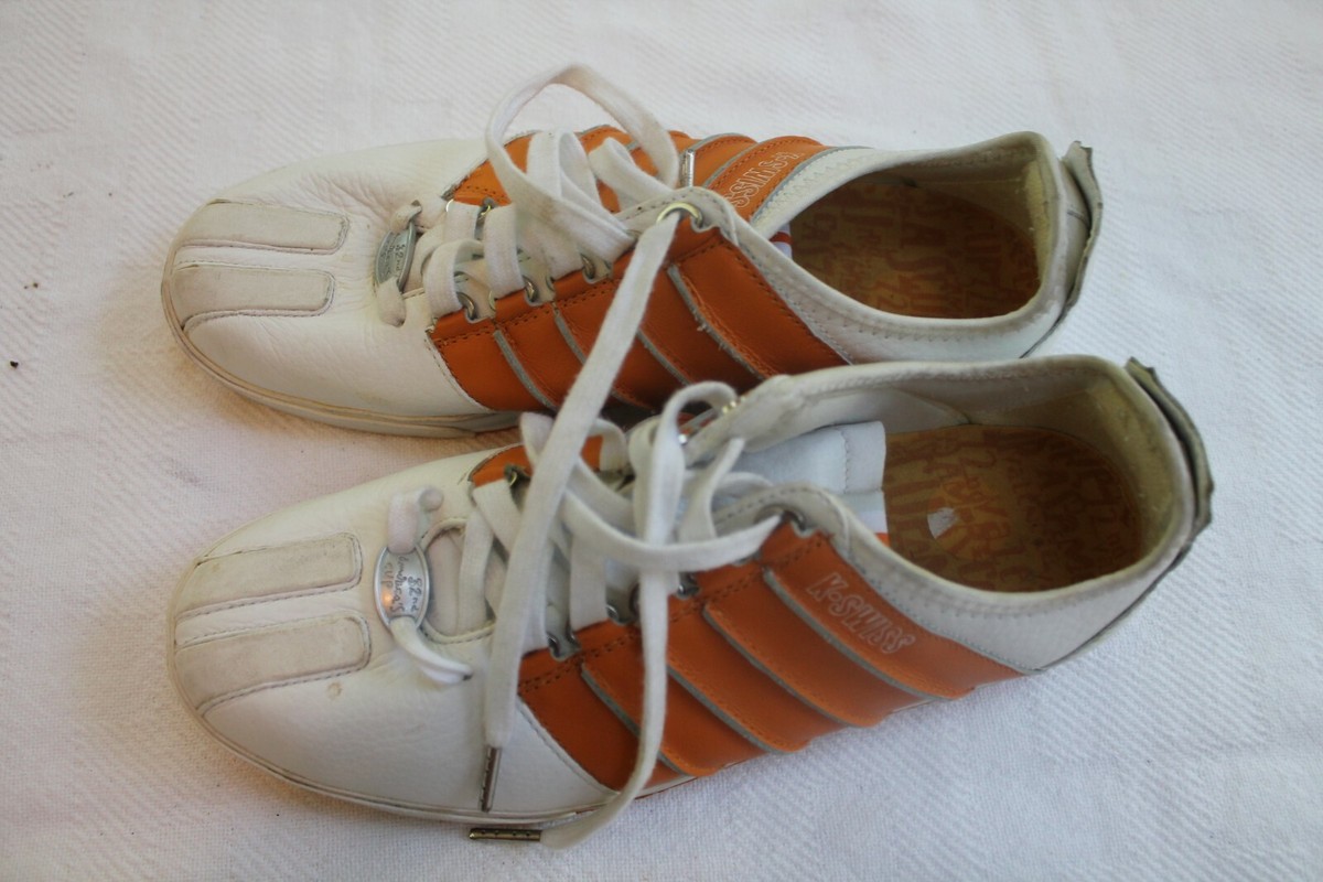 K-Swiss Tennis Shoes Sneaker Sz 8.5 COLOR White PUMKIN EUC  display picture 3