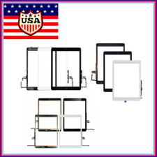 For iPad 10th 9th 5th 6th 7th 8th Gen Air Glass Digitizer Touch Screen  Button