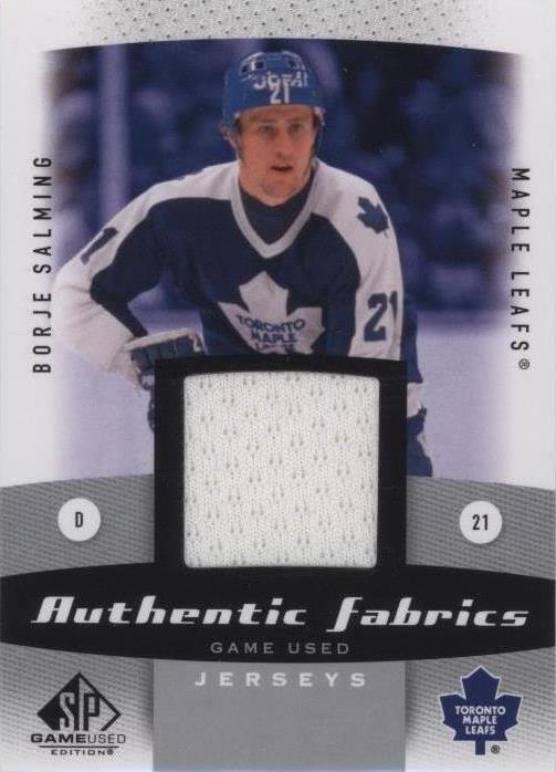 2010-11 SP Game Used Edition - Borje Salming #AF-BS - 1 of 1