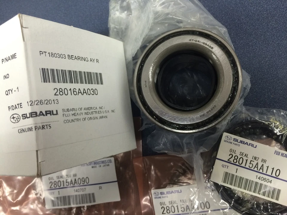 Kit de cojinete de rueda trasera genuino OEM Subaru WRX Legacy Forester Outback Impreza Foto 2 de 2