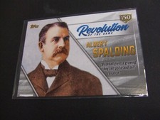 2019 Topps Revolution of the Game 150th Anniversary Gold /150 Albert Spalding