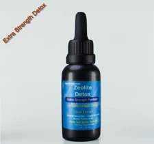Liquified Zeolite Liquid Natural Detox Extra Strength Glass Bottle exp 10/27