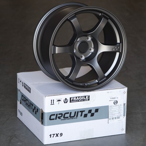 1 CIRCUIT CSF1 17x9 5x114.3 +20 MATTE GUNMETAL SPUN FORGED WHEEL - Picture 10 of 10
