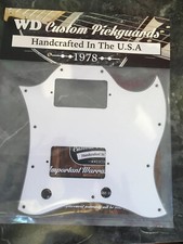 USA Made 3 Ply White Full Face Batwing Pickguard for Gibson SG Standard Pre-2017