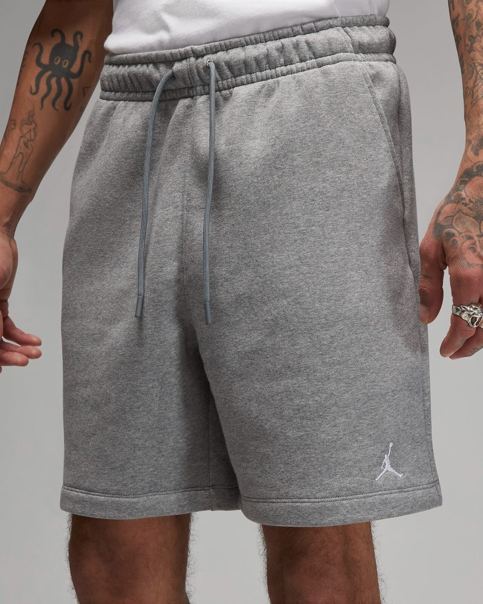Jordan Brooklyn Fleece Men's Shorts Carbon Heather/White FJ7782