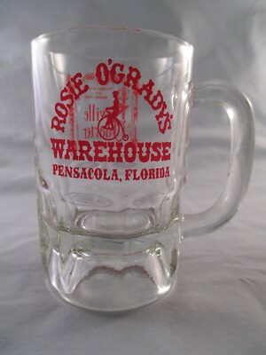 Vintage Collectors Mug - Rosie O'Grady's Warehouse Pensacola FL. Seville Quarter