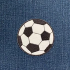 Soccer Ball Applique Patch - Sports Ball Embroidered Badge 2.5" (Iron On)
