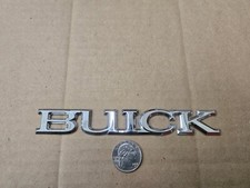 Buick Oem New Nos Chrome 6 Rear Taillight Lens Emblem Badge Logo Name 16501666 Buick Oem New Nos Chrome 6 Rear Taillight Lens Emblem Badge Logo Name 16501666