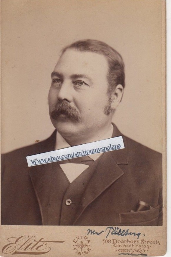 Cabinet Photo-Chicago Illinois-Mr Tallberg-Elite Studio-Julius West Photographer