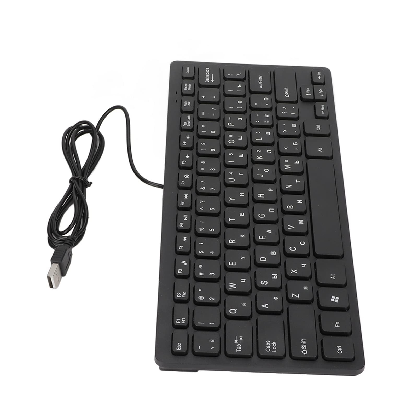 Yosoo Computer Keyboard Mini Thin 78 Keys Keyboard, USB Wired Keyboard with R...
