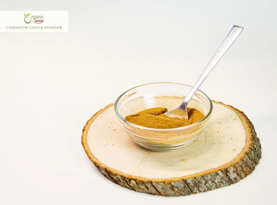 Polvo de casia de canela Organic Way - orgánico, kosher y certificado por el USDA Foto 2 de 4
