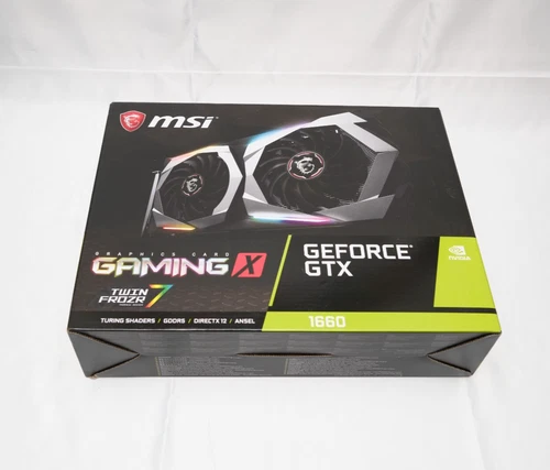 MSI G1660GX6 NVIDIA GeForce GTX 1660 6GB 130W GAMING X Graphics Card