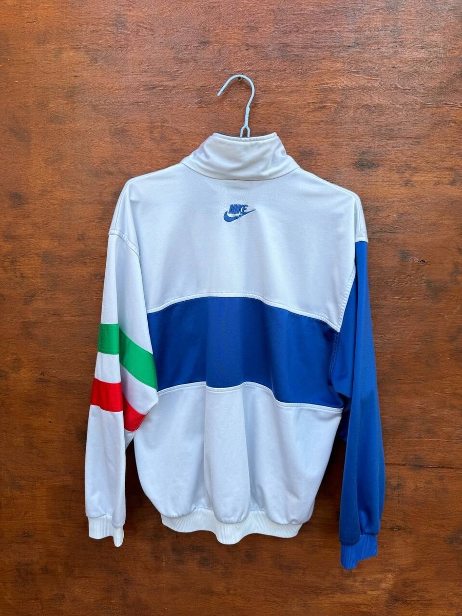 ウェア Nike 96/97 Italy  kit 90s 1996-97 Italy Nike Training Shirt - 5/10 - (L)