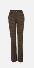 Cabi New NWT Director Trouser 4505 Brown Black gold print 0 - 16 Long Was 149