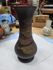 Vintage ROYAL HAEGER Lava EARTH WRAP Pottery VASE Snakeskin  60s---4b