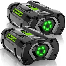 2x 3.5Ah For EGO 56 Volt Lithium Battery BA2800 BA4200 BA1400 ST1502LB CS1403