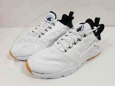 Nike Air Huarache Run Ultra Womens 819151-104 White Black Shoes Womens