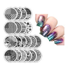 Winstonia Nail Art Stamping Image Plates Set 3RD GEN Easy Manicure Design Stamps