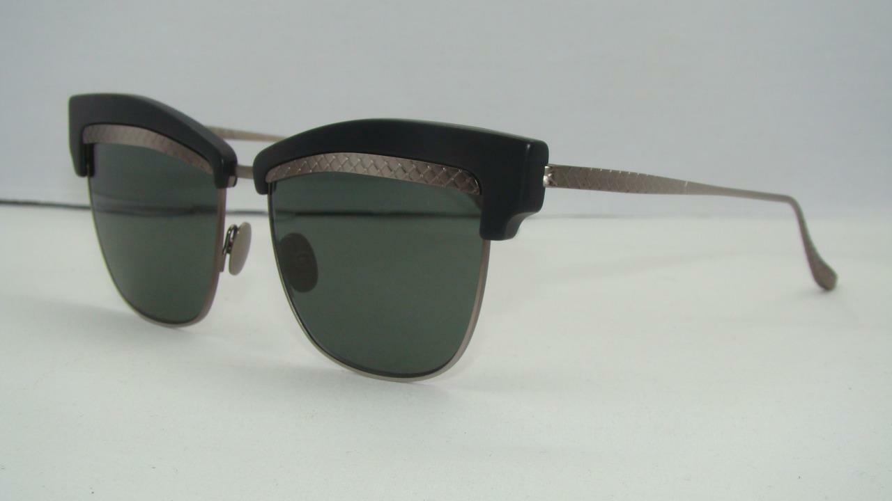 |NEW| Bottega Veneta BV0075S 001 Matte Black Sunglasses Sonnenbrille Size 54