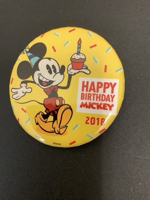 MICKEY MOUSE 90th BIRTHDAY BUTTON | eBay