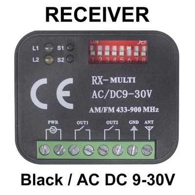 Remote Control Switch Receiver 433MHz 868MHz RX Multi-frequency Gate Door Opener