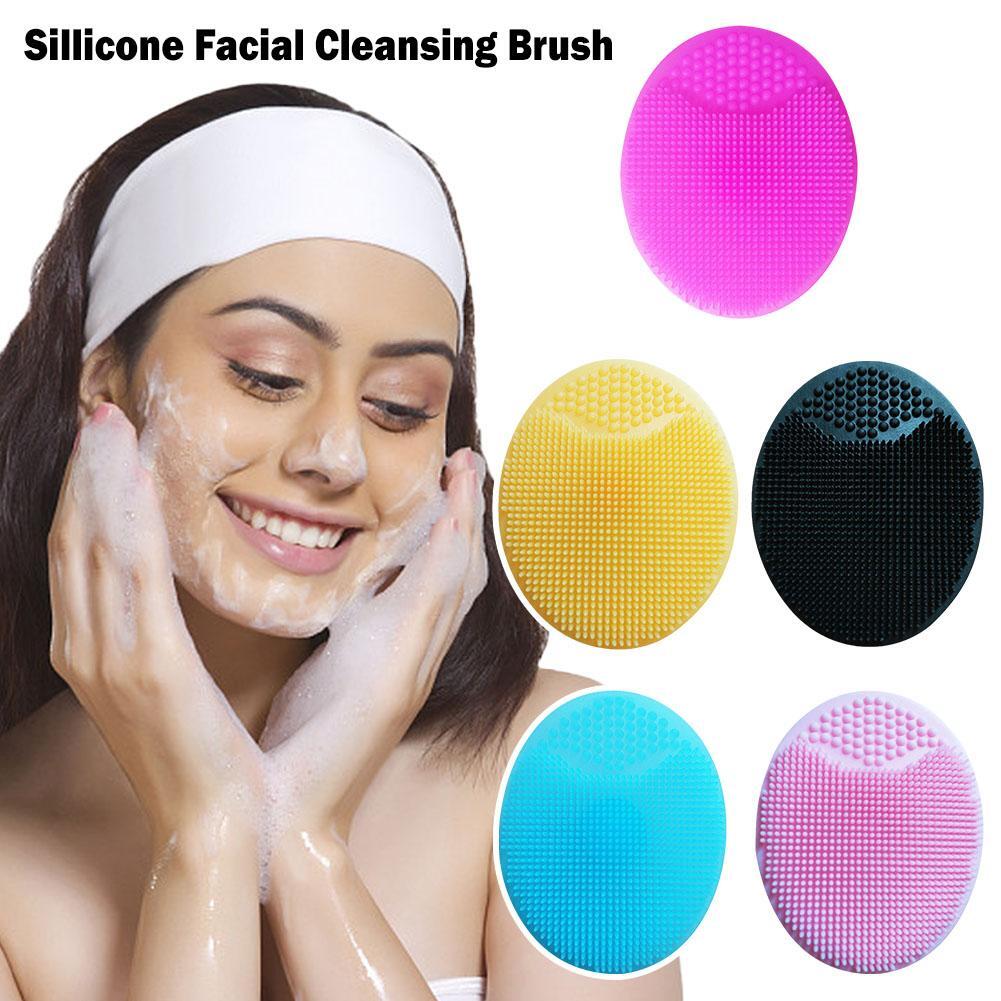 Silicone Face Cleansing Brush Soft Facial Washing Massager Scrubber