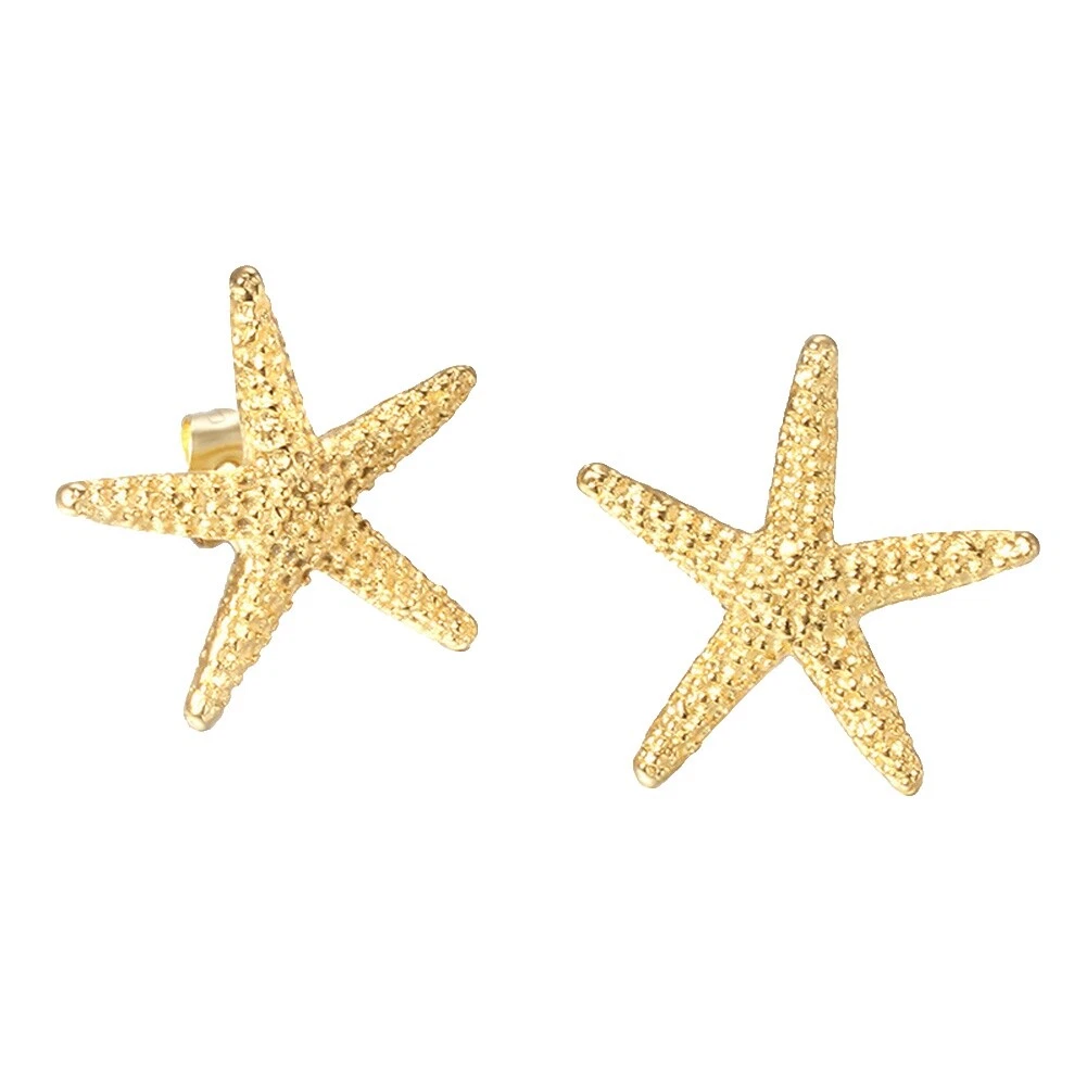 Acero Inoxidable Pendientes de Moda de Playa