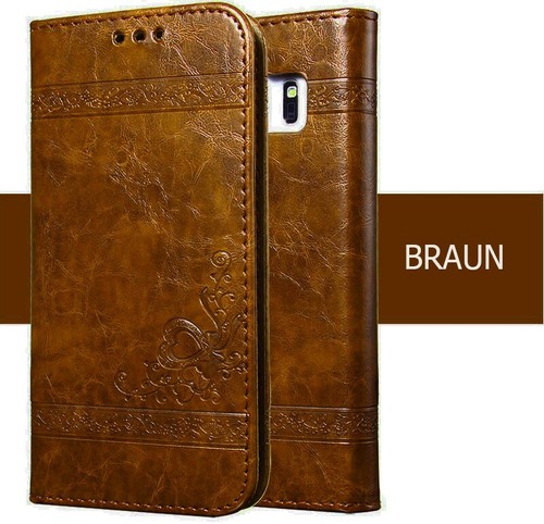 Hülle Handy für Samsung Galaxy  Kartenfach Klapphülle Magnetverschluss Tasche - Bild 3 von 14