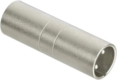 AMAZON XLR Male-Male 3 Pin Plug Adaptor/Coupler Gender Changer Balanced XLR Converter