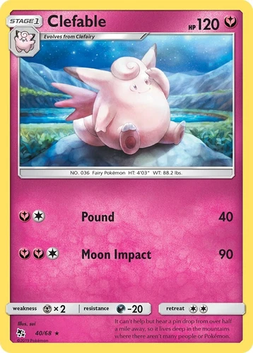 Clefable 40/68 Hidden Fates