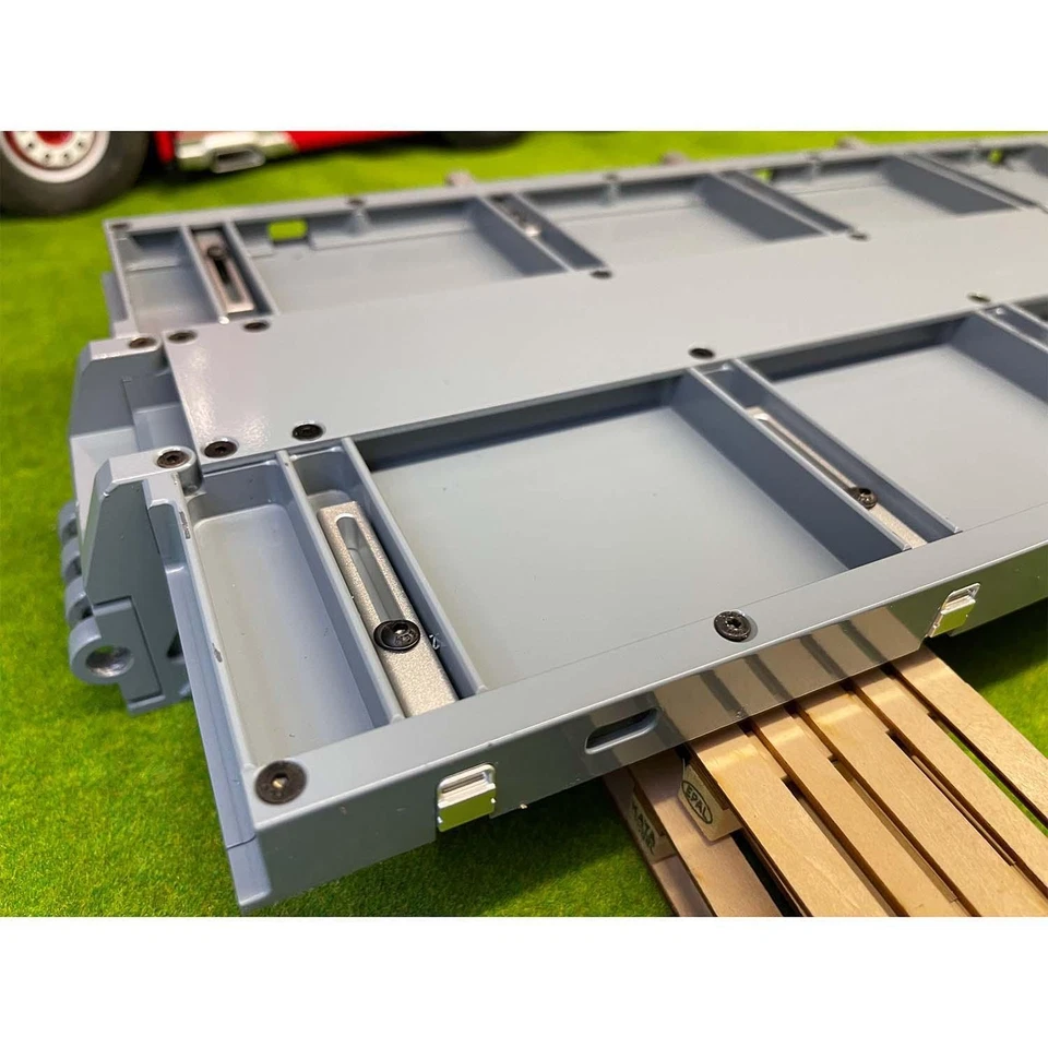 RC Car Updated Flat Module Metal CNC For 1/14 Heavy Trailer RC Tractor Truck DIY - Image 3 of 4