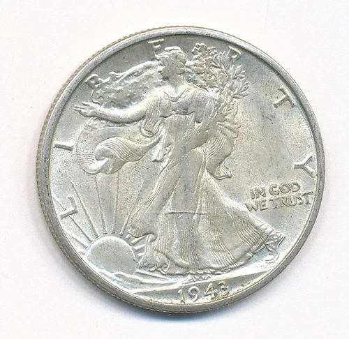 1943 S WALKING LIBERTY SILVER HALF DOLLAR