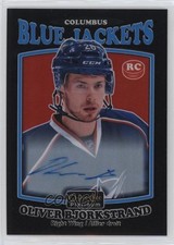 2016 O-Pee-Chee Platinum Retro Black Rainbow Oliver Bjorkstrand #R-69 Auto jg5
