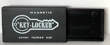 Black Magnetic "Key Locker" Holder Magnet Car Key Hider Plastic Spare Keys 3"