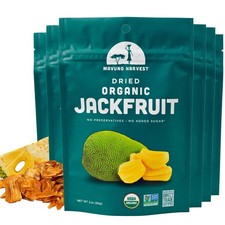 Mavuno Harvest Jackfruit Dried Fruit Snacks Unsweetened Organic Dried Jackf...
